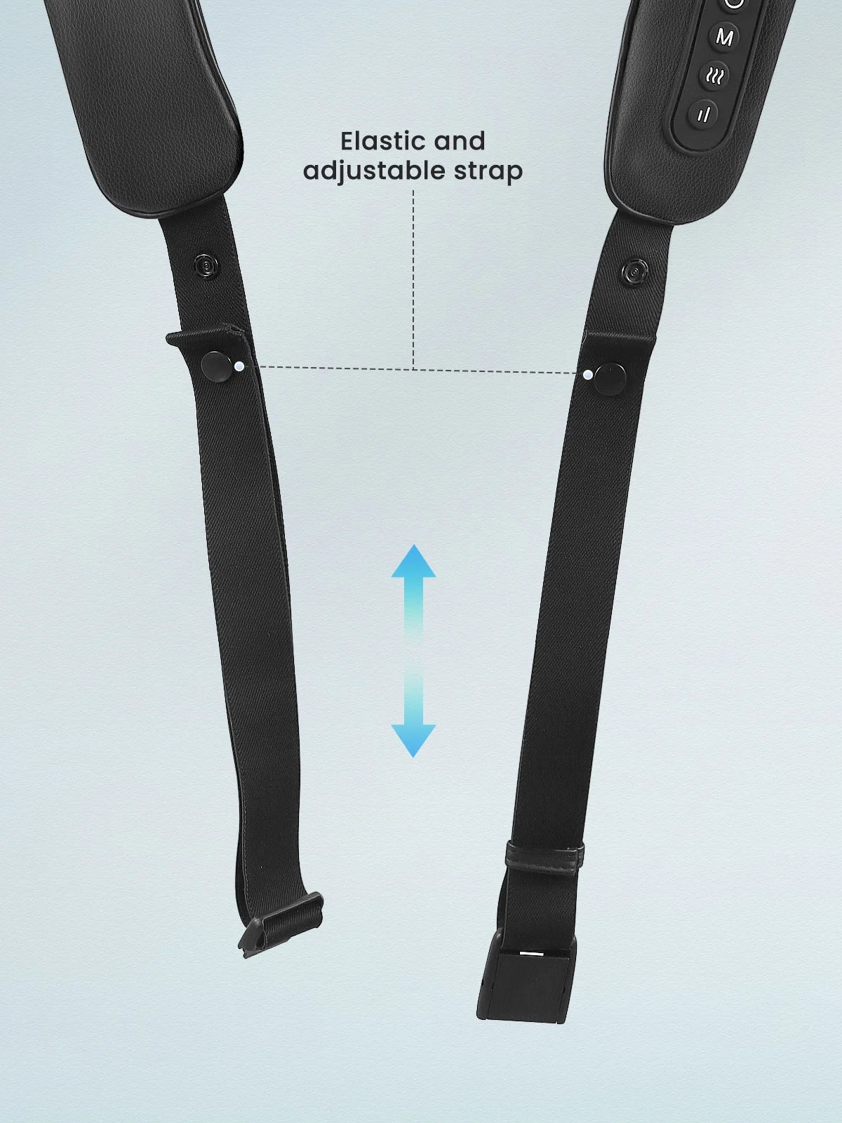 Black Shiatsu Neck Back Kneading Massage, Deep Tissue Relief, Portable and Lightweight