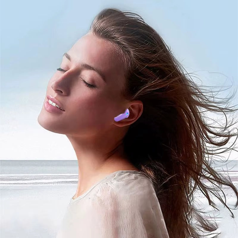 New Version 5.3 Screen Digital Display Wireless Headphones Exercise Cycling Headphones High-Quality Call Headphones