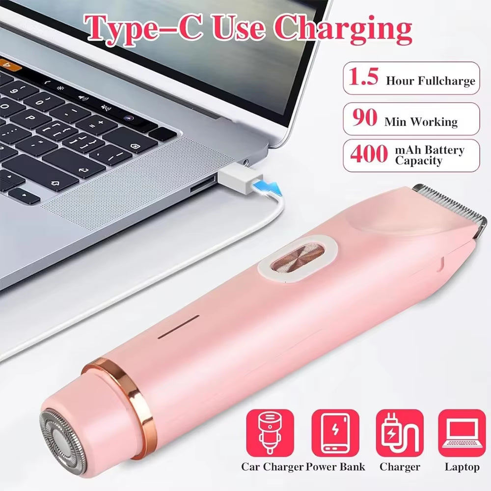 Body Epilator Electric Shaver for Woman Female Razor Face Facial Mustache Leg Body Underarm Bikini Electric Hair Remover Trimmer