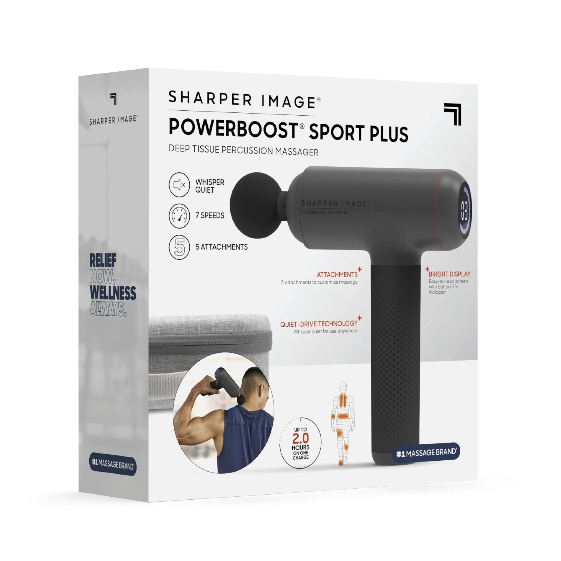 ® Powerboost® Sport plus Deep Tissue Percussion Massager