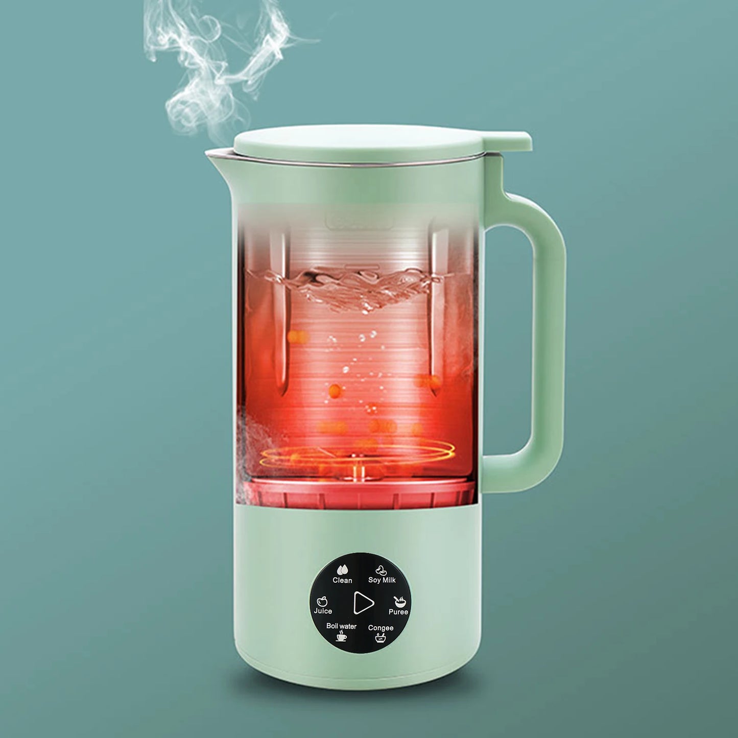 350mL Electric Juicer Multifunctional Soymilk Maker Food Blender Soy Milk Machine with Stainless Steel Blade MultiCooker Mixer