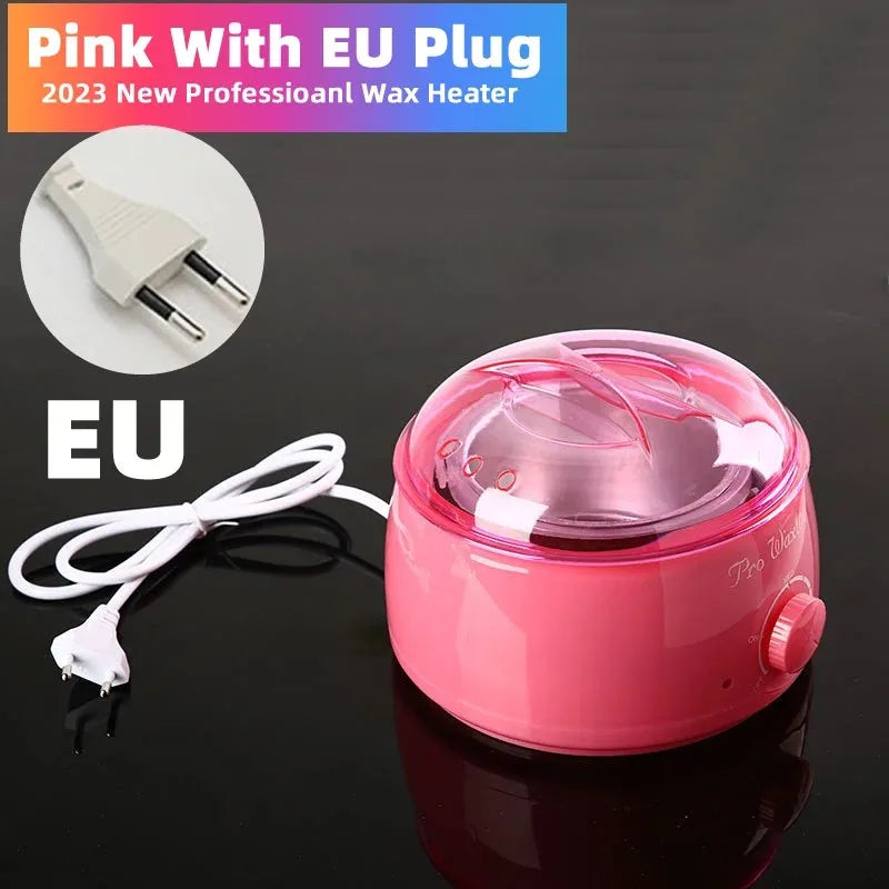 500ML Wax Heater Machine for Hair Removal Waxing Beans Warmer Paraffin Depilation Epilator Wax-Melting Pot Full Body Hair Remove