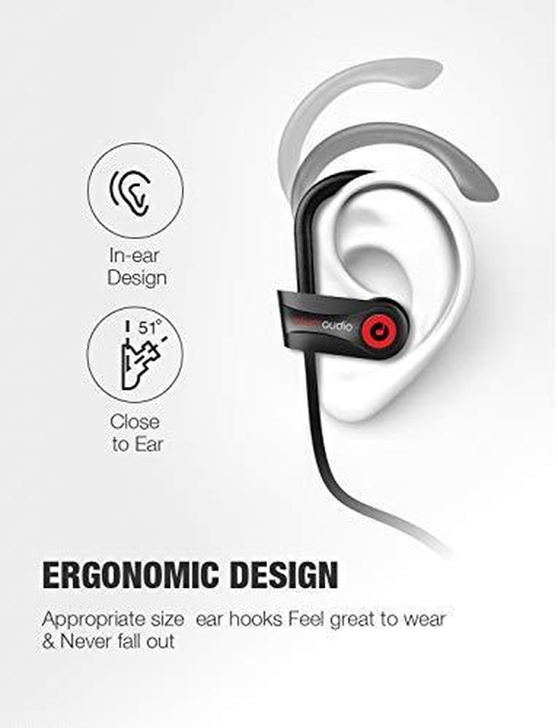 Otium Wireless Headphones, Bluetooth Headphones, Best Sports Earbuds, IPX7