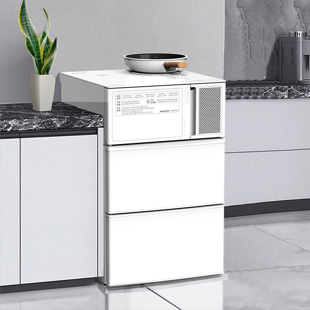 Micro Kitchen Appliances Mini Single Living Cabinets Apartment Office Small Unit Cooking