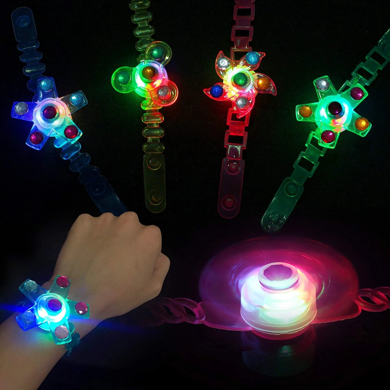 Glow in the Dark 70 Pack Light up Toys Party Favors for Kids and Adults