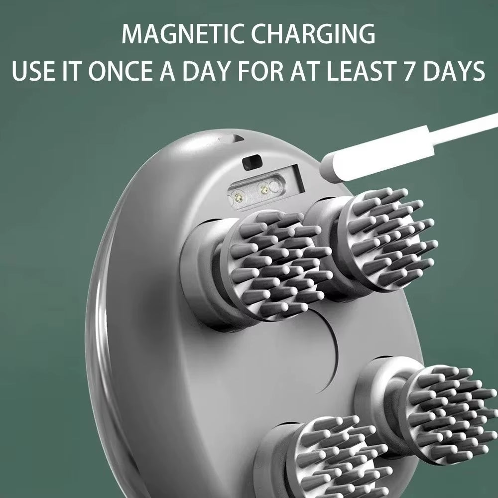 3D Electric Head Massager Antistress Relax Body Neck Massage Promote Hair Growth Body Stress Relax Health Care Scalp Massager