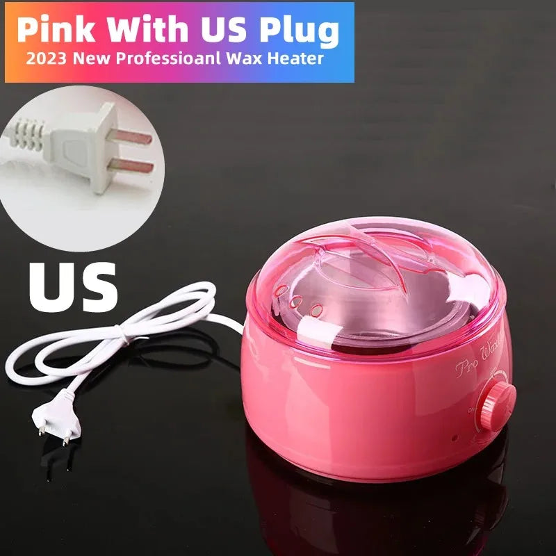 500ML Wax Heater Machine for Hair Removal Waxing Beans Warmer Paraffin Depilation Epilator Wax-Melting Pot Full Body Hair Remove