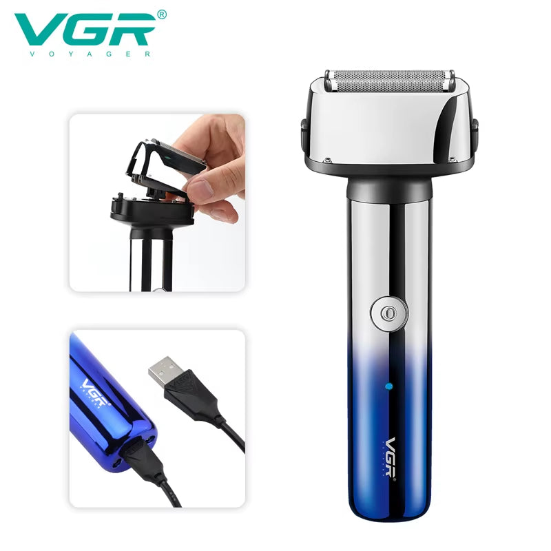 Grooming Kit Electric Shaver for Men Rechargeable Face Electric Razor Bald Body Eyebrow Beard Hair Trimmer Shaving