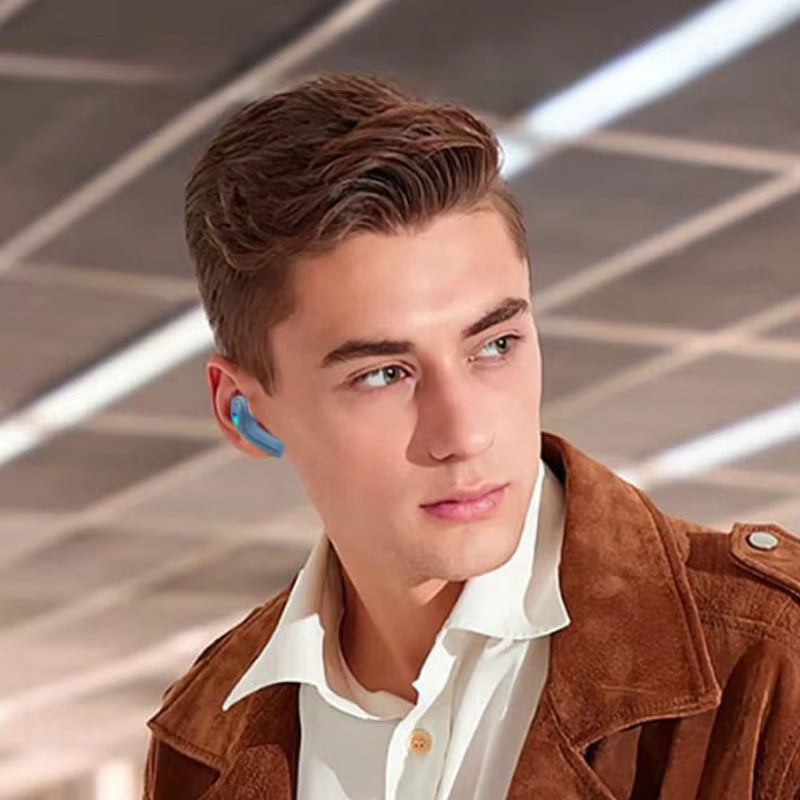 New Version 5.3 Screen Digital Display Wireless Headphones Exercise Cycling Headphones High-Quality Call Headphones