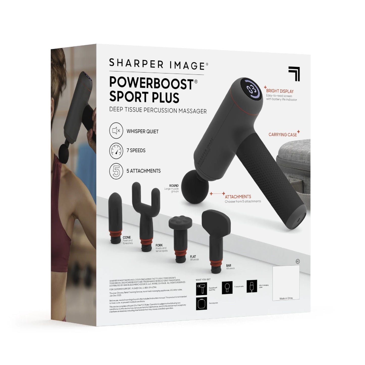 ® Powerboost® Sport plus Deep Tissue Percussion Massager