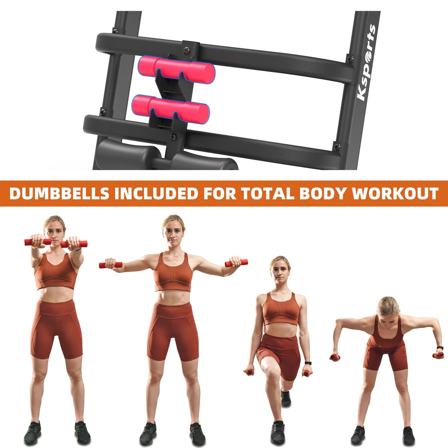 Ksports 16 Inch Wide Foldable Home Treadmill W/ Bluetooth & Fitness Tracking App