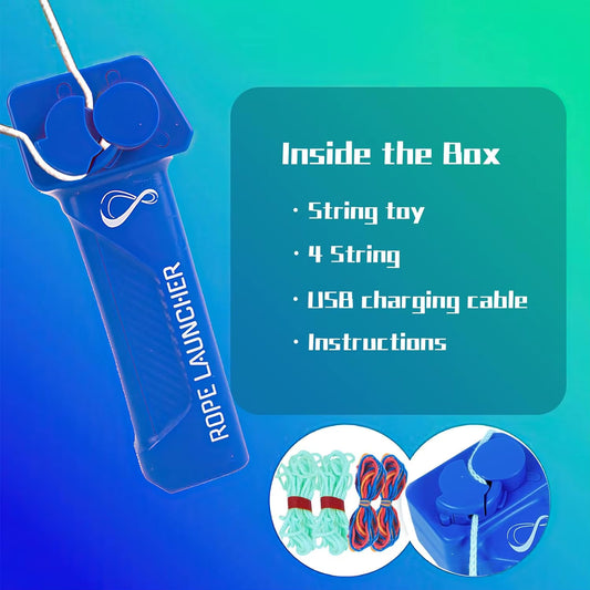 String Toy Glow in the Dark, Electric Rope Fidget Toys, Handheld Cool Toys, Party Favors, Birthday Gifts for Kids Adults