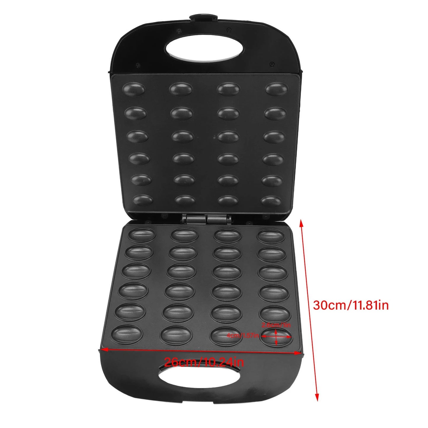 Electric Nut Maker Walnut Cake Maker Electric Nut Waffle Bread Maker Walnut Cake Maker Machine 1400W Capacity for Cooking