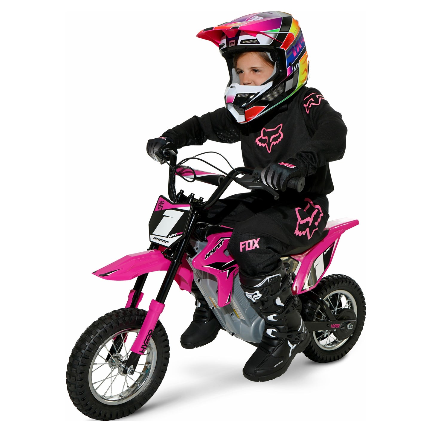 HPR 350 Electric Dirt Bike 24V in Pink for Ages 13 and Up