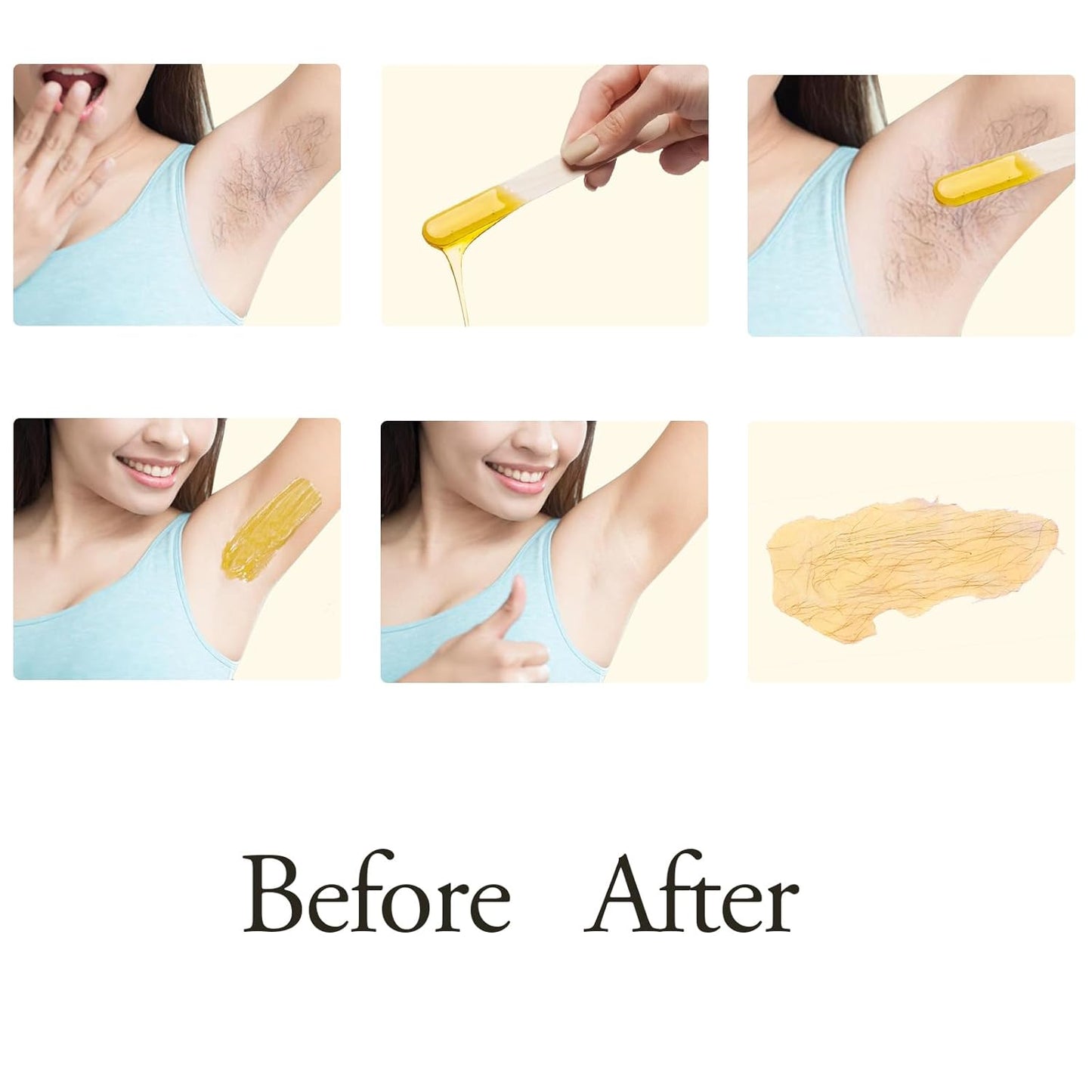 Double Wax Warmer for Hair Removal, Waxing Kit for Women & Men, Hard Wax Kit Wax Machine for Hair Removal Dual Wax Pot Warmer Professional Adjustable Temp Waxing Kit for Full Body, Facial, Home, Salon