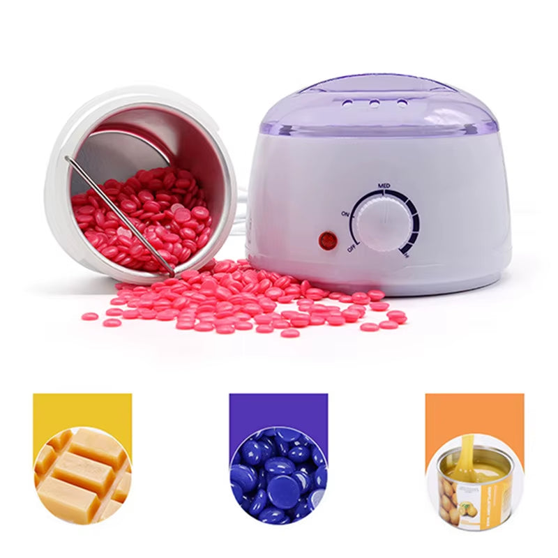 Wax Heater Multi-Function Rapid Depilation Removal Machine Waxing Kit Paraffin Heater Wax Beans Bead Heating Machine
