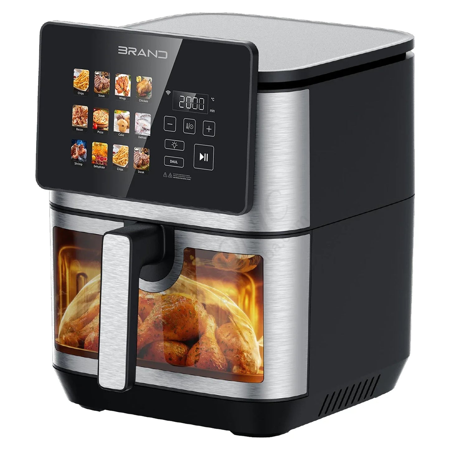 YYHC-New 8.5L oil Free Fryer Electric deep Digital rapid Air Fryer stainless Steel, smart air fryer