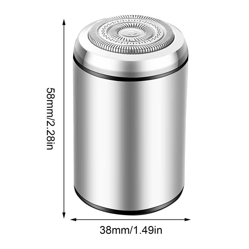 Small Electric Shaver Waterproof Mustache Shaver USB Rechargeable Trimmer Wet and Dry Shaver for Mustache Facial Hair Trimming