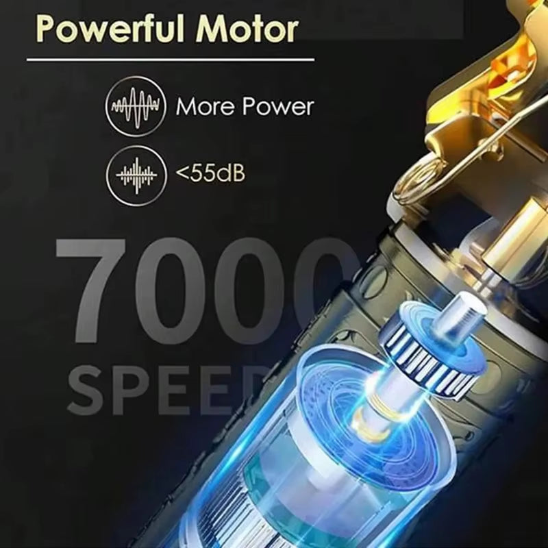 T9 Electric Hair Clipper for Men Professional Barber Shaver Beard Trimmer Body Hair Cutting Machine for Men Dragon Buddha Design