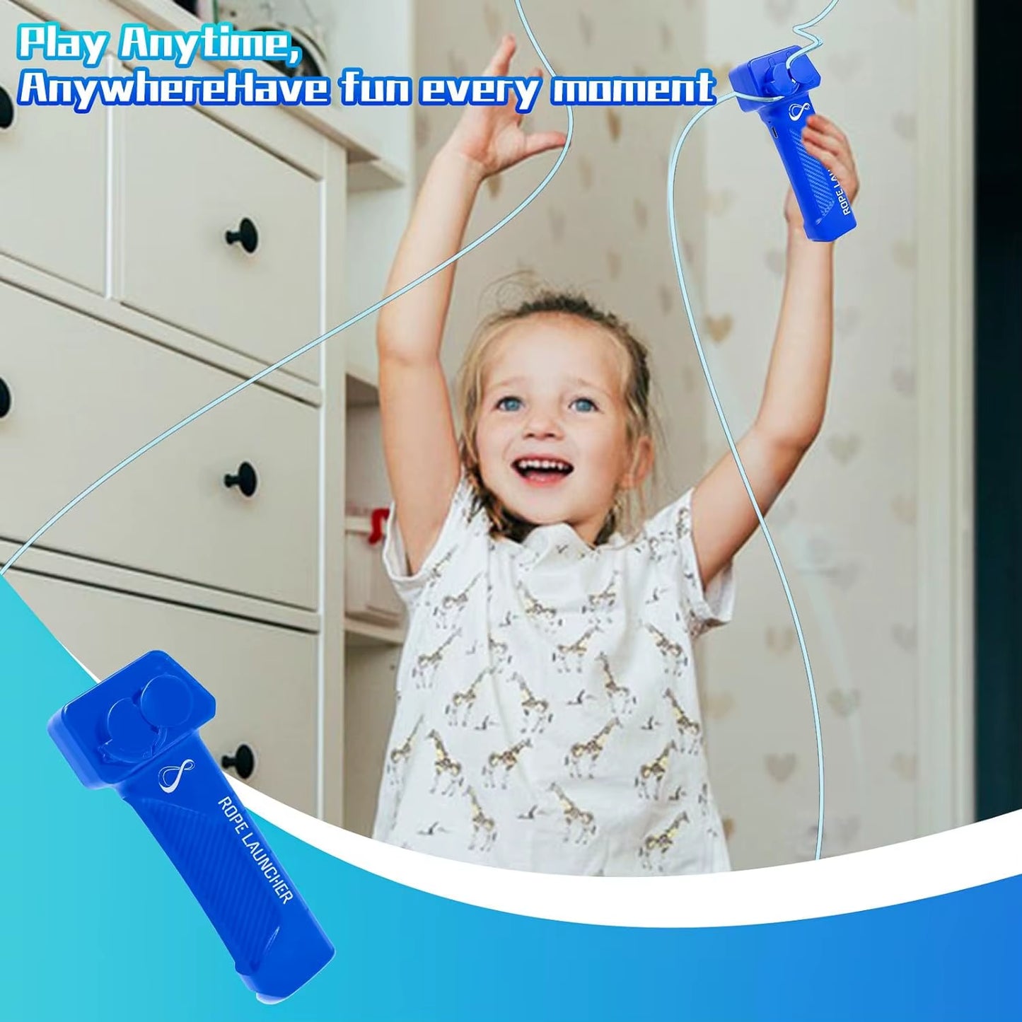 String Toy Glow in the Dark, Electric Rope Fidget Toys, Handheld Cool Toys, Party Favors, Birthday Gifts for Kids Adults