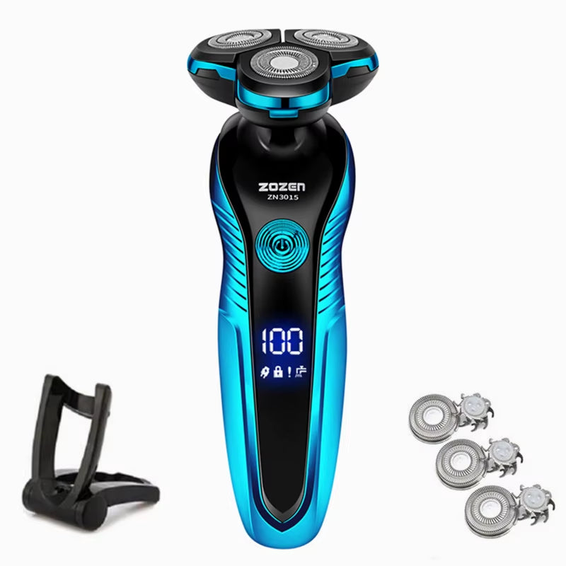 Electric Shaver Washable Rechargeable Electric Razor Body Hair Clipper Cutting Shaving Machine for Men Beard Trimmer