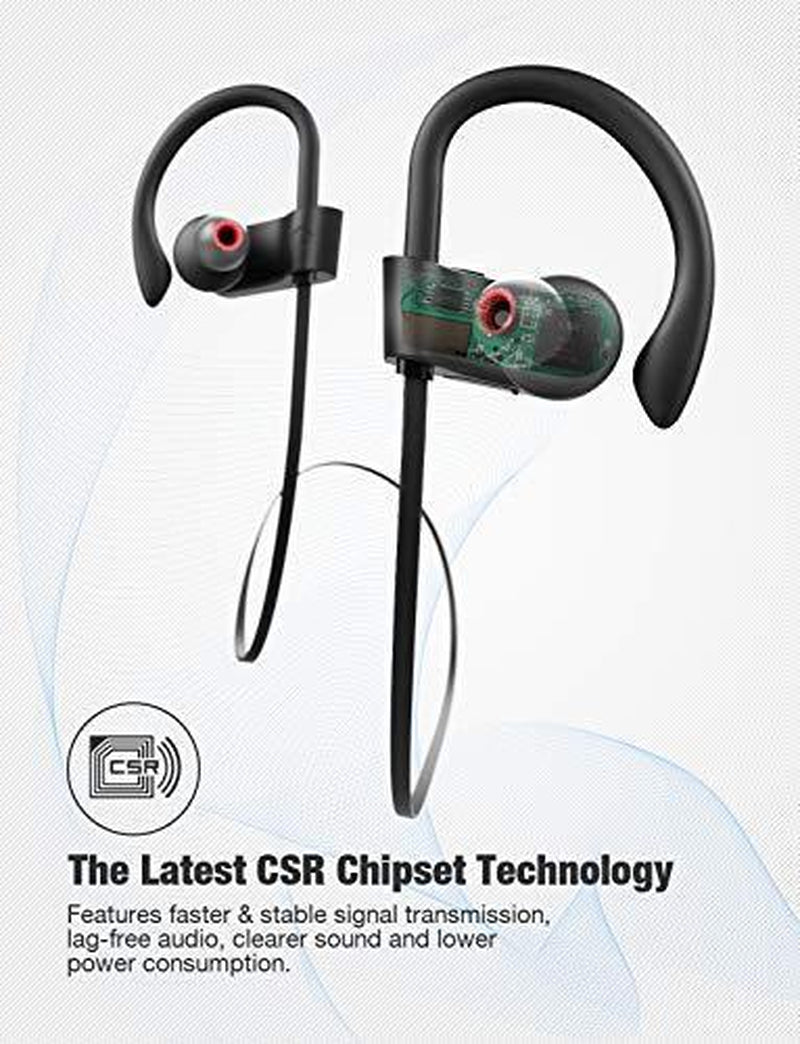 Otium Wireless Headphones, Bluetooth Headphones, Best Sports Earbuds, IPX7