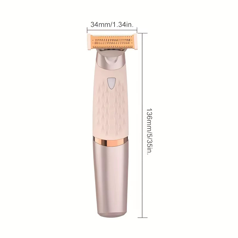 Electric Trimmer Body Hair Trimmer Electric Trimmer Portable Rechargeable Body Hair Removal Grooming Tools for Face Leg Underarm
