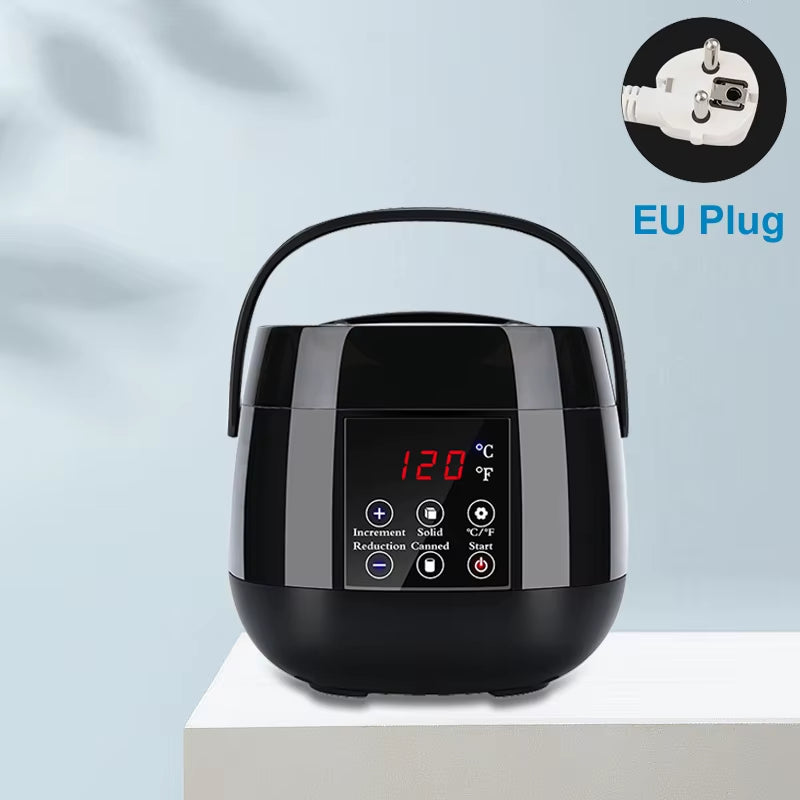 Depilatory Hair Removal Machine - Wax Melter Epilator Kit with Paraffin Heater Wax Beans Beads for Smooth Skin at Home Use