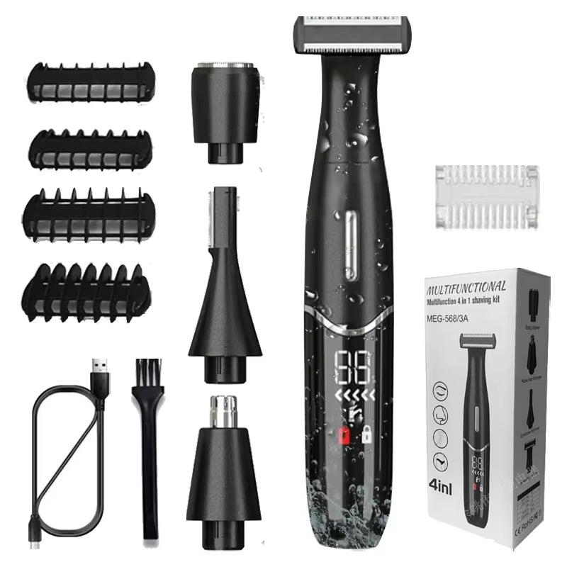 Intimate Areas Haircut Precision Shaver Men Bikini Line Sensitive Razor Balls Eggs Pubic Hair Shaving Trimmer Face Beard Clipper