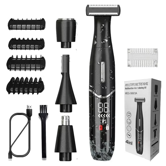 Intimate Areas Haircut Precision Shaver Men Bikini Line Sensitive Razor Balls Eggs Pubic Hair Shaving Trimmer Face Beard Clipper