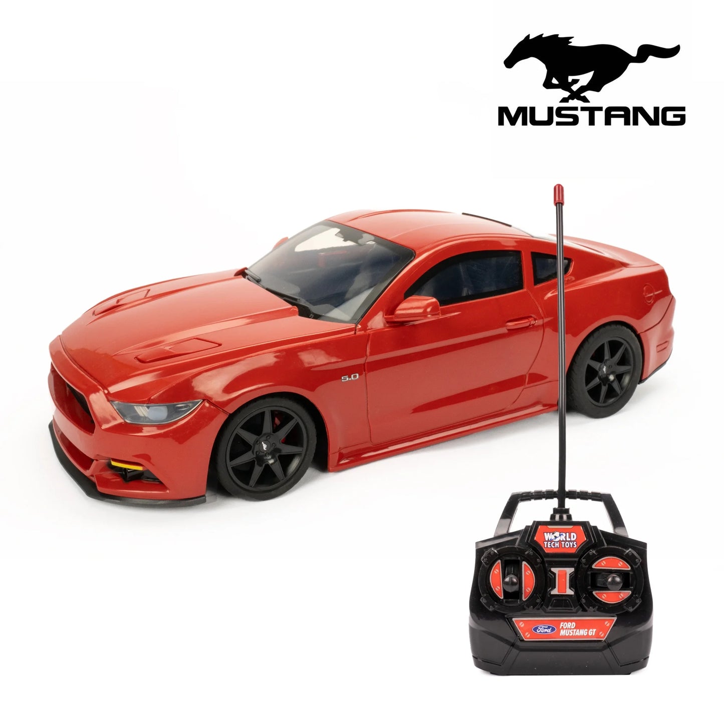 Ford Mustang GT 1:14 Electric RC Car, Full Function, Colors May Vary
