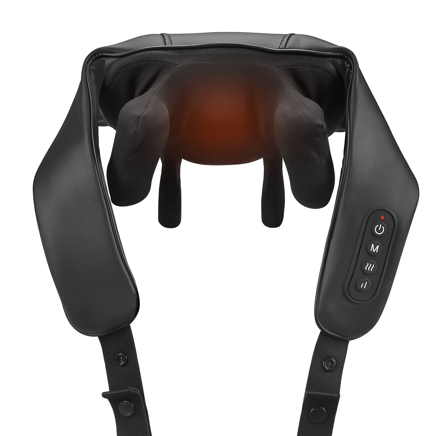 Black Shiatsu Neck Back Kneading Massage, Deep Tissue Relief, Portable and Lightweight