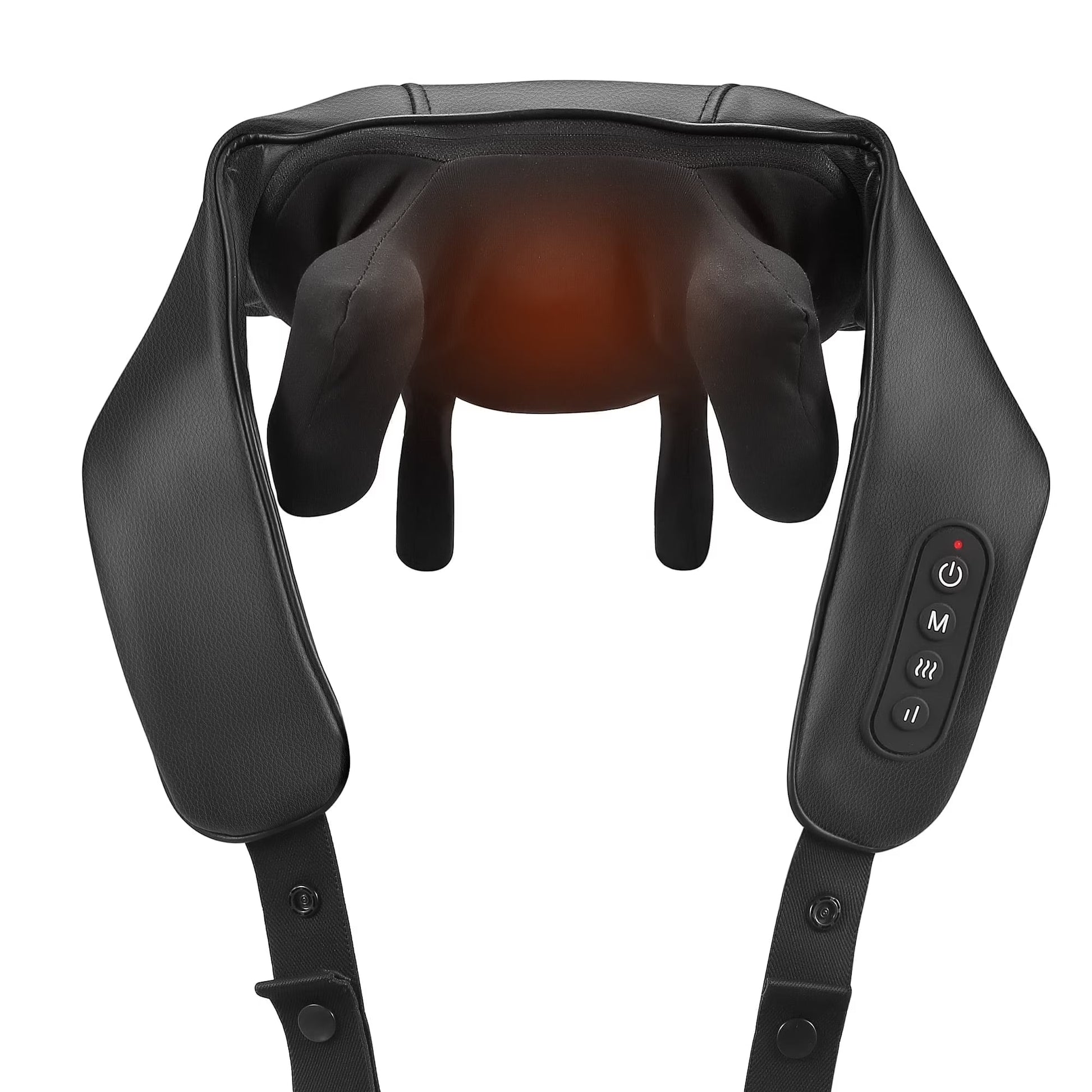 Black Shiatsu Neck Back Kneading Massage, Deep Tissue Relief, Portable and Lightweight