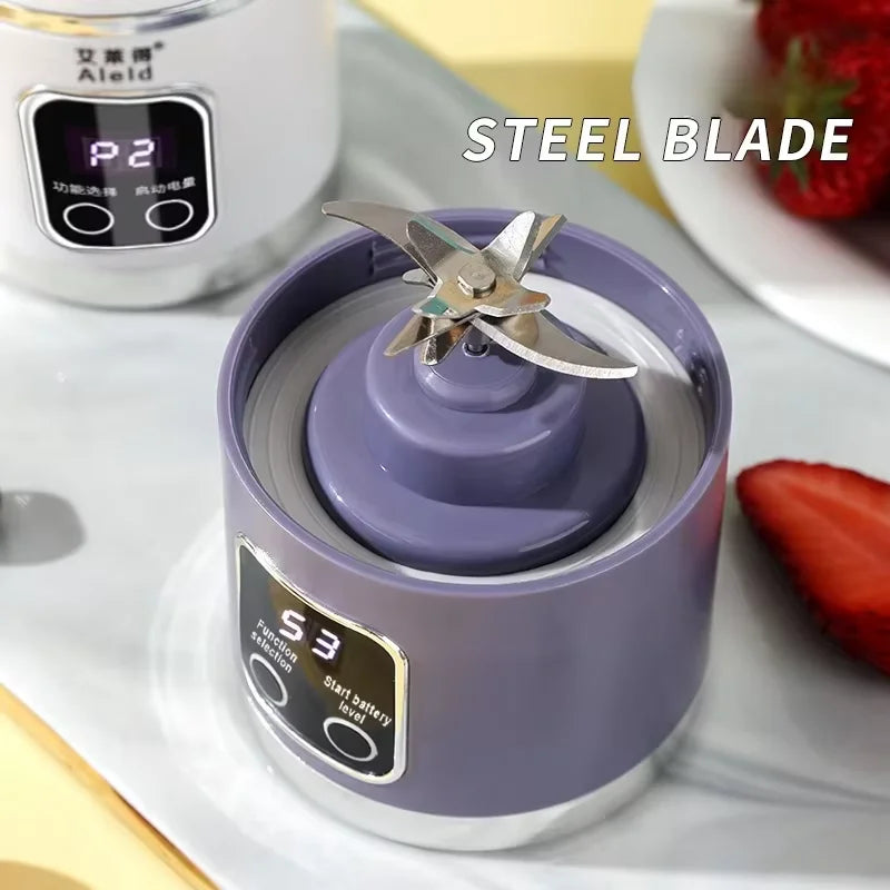 Kitchen Juicer Blender Portable Blender Kitchen Appliances Juice Milkshake 450ml Home Electric Portable Mini Juicing Cup