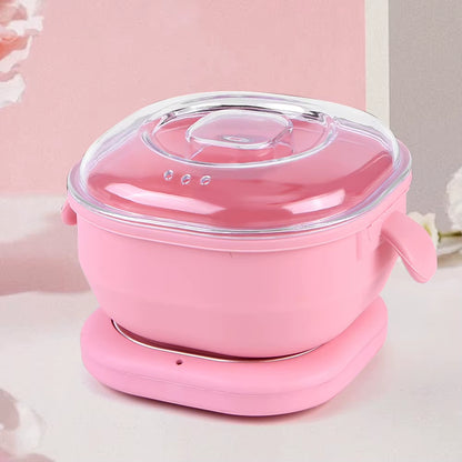 Silicone Wax Warmer Foldable Wax Heater 100W Electric Hot Wax Warmer Machine 400Ml Hair Removal Wax Machine for Hair Removal