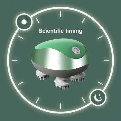 3D Electric Head Massager Antistress Relax Body Neck Massage Promote Hair Growth Body Stress Relax Health Care Scalp Massager