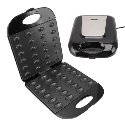Electric Nut Maker Walnut Cake Maker Electric Nut Waffle Bread Maker Walnut Cake Maker Machine 1400W Capacity for Cooking
