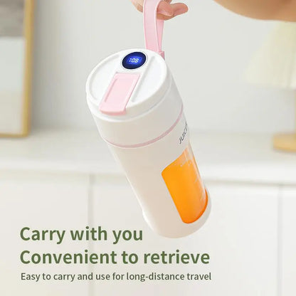 Portable Juicer Mini Electric Blender Multifunction Juice Maker Machine Fruit Mixers Extractors Smoothies Mixer 6 Blades 1200mAh