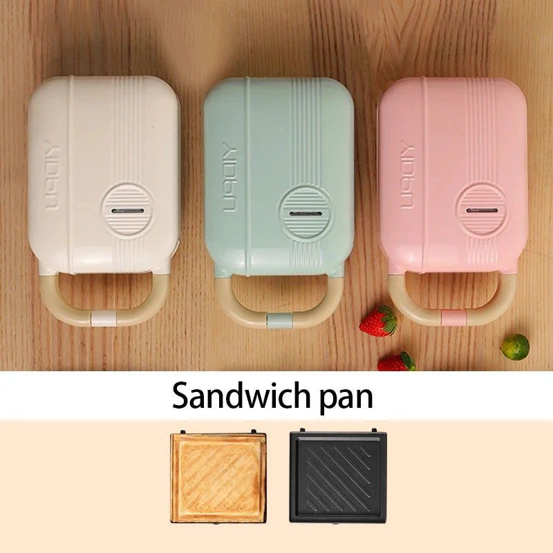Electric Sandwich Maker Toaster Making Machine Breakfast Sandwiches Waffles Taiyaki Takoyaki Donuts Baking Pan Oven Molds