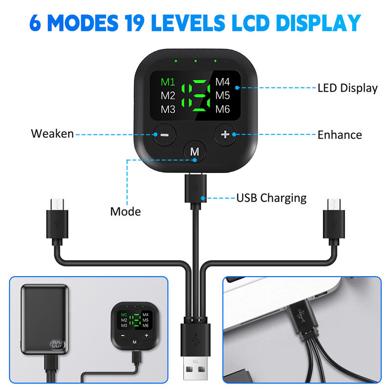 EMS Abdominal Muscle Core Toning Trainer ABS Electric Stimulator Fitness Belt