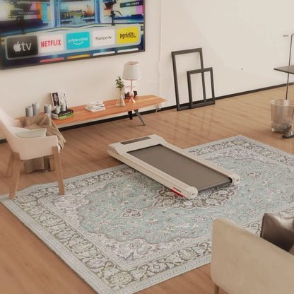 under Desk Treadmill, Walking Pad 2.25HP, Walking Treadmill with 265Lbs Weight Capacity, for Office under Desk with Remote Control, Walking Jogging Machine for Home/Office Use(White