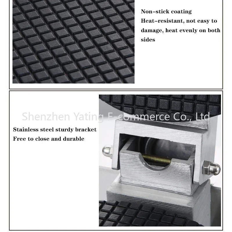 1PC Electric Egg Roll Machine DIY Egg Roll Bread Maker Crispy Omelet Mold 1200W Commercial Waffle Pancake Machinery Pie Fry