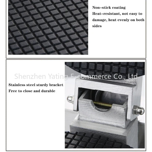 1PC Electric Egg Roll Machine DIY Egg Roll Bread Maker Crispy Omelet Mold 1200W Commercial Waffle Pancake Machinery Pie Fry