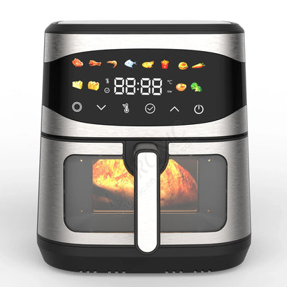 YYHC-New 8.5L oil Free Fryer Electric deep Digital rapid Air Fryer stainless Steel, smart air fryer