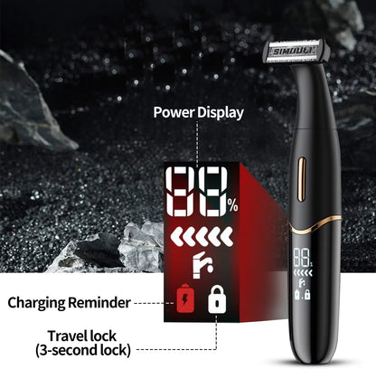 Intimate Areas Haircut Precision Shaver Men Bikini Line Sensitive Razor Balls Eggs Pubic Hair Shaving Trimmer Face Beard Clipper