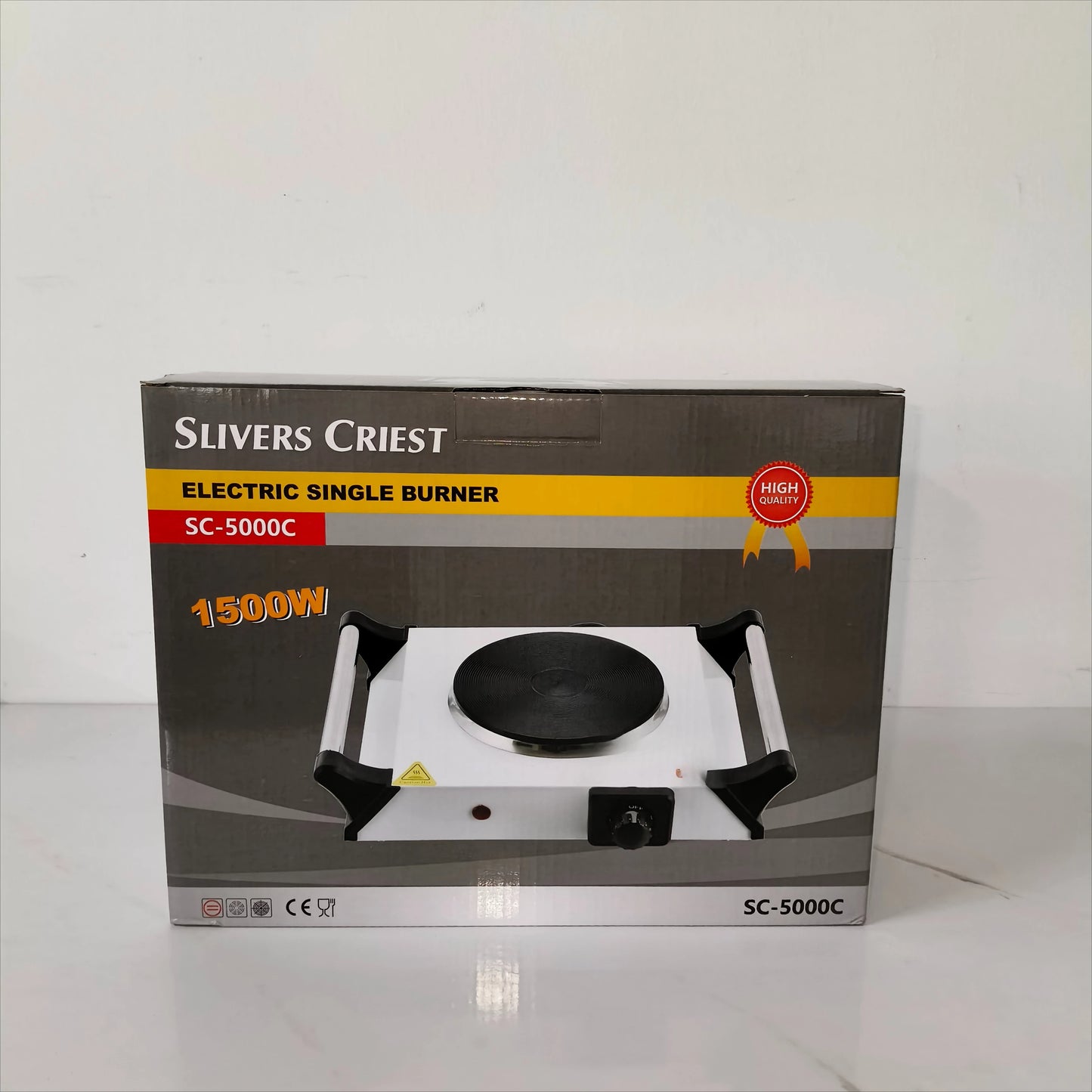 Household Kitchen Appliances Portable Electric Cooking Hot Plate White