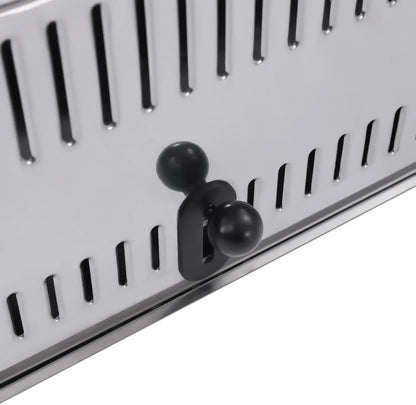 1680W Commercial Toaster Bread Cake Baking Machine 6 Slices 0.6 Inch Slot Electric Countertop Belt Machinefor Restaurant Home Br