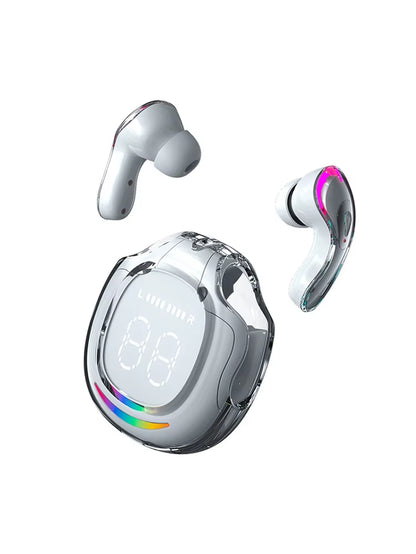 New Version 5.3 Screen Digital Display Wireless Headphones Exercise Cycling Headphones High-Quality Call Headphones