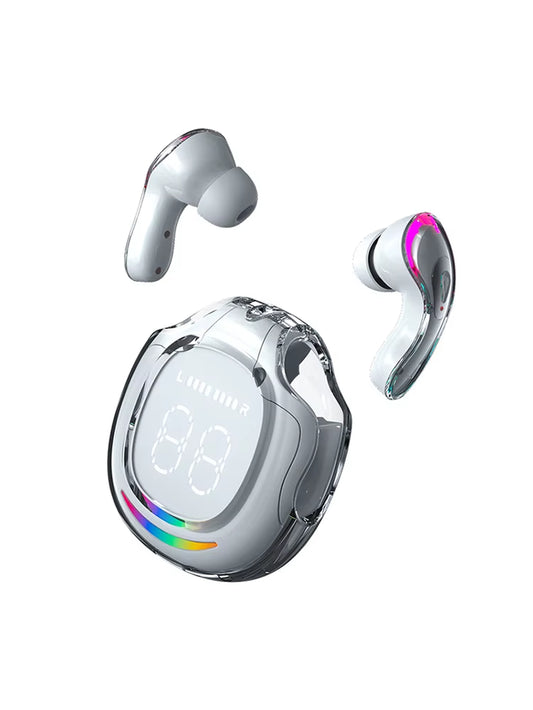 New Version 5.3 Screen Digital Display Wireless Headphones Exercise Cycling Headphones High-Quality Call Headphones
