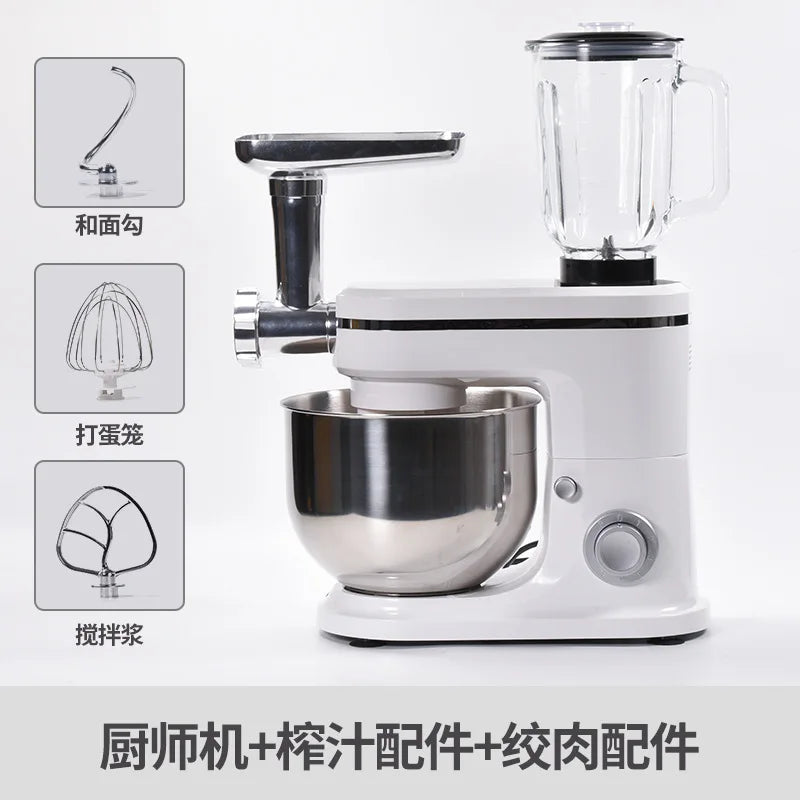 10L Multifunctional 3-in-1 Cooking Machine Household Appliances Kitchen Food Cake Bread Dough Vertical Mixer